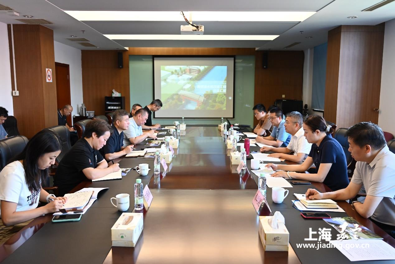 市水务局调研新槎浦水闸改建工程